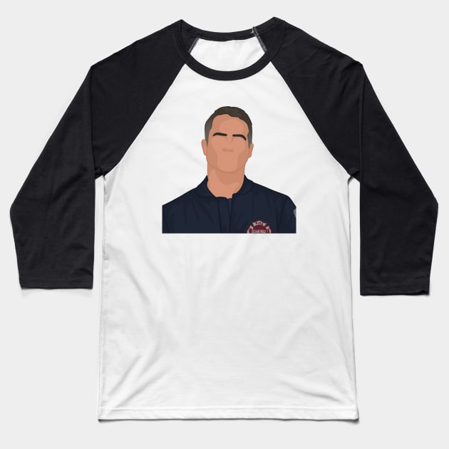 Kelly Severide | Chicago Fire Baseball T-Shirt by icantdrawfaces